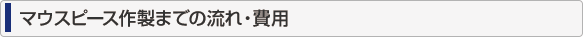 マウスピース作製の流れ・費用